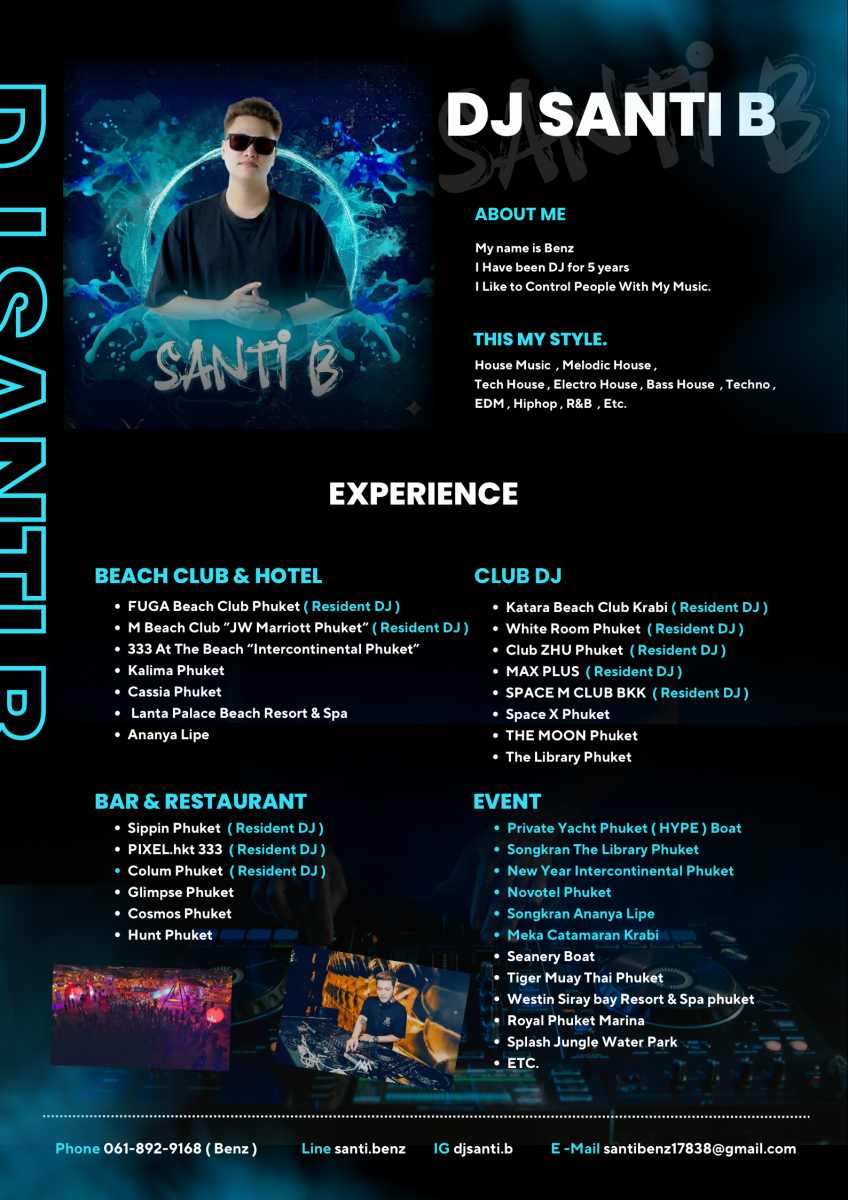 DJ SANTI B Presskit